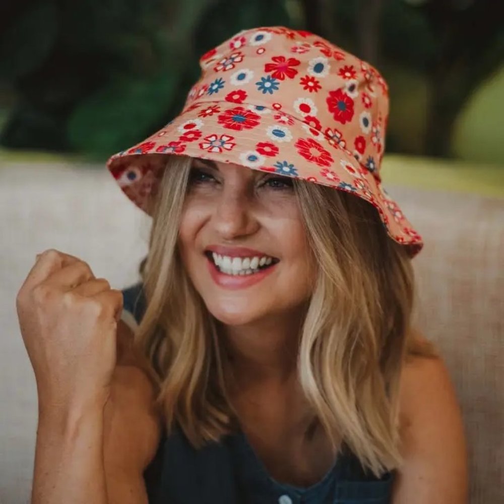 Flower Power Bucket Hat for Women